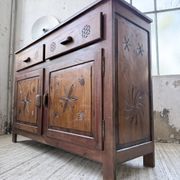 Meuble de rangement confiturier art populaire savoyard 1950