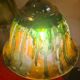 pair of bronze bedside lamps 38x18 art nouveau style, electrical working