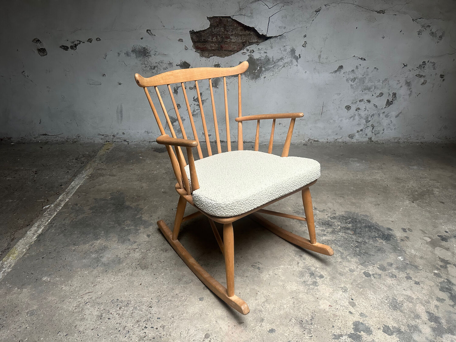 Chaise berçante vintage – Børge Mogensen