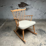Chaise berçante vintage – Børge Mogensen
