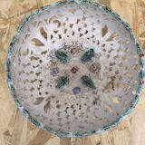 Italian barbotine fruit bowl from the 1930s