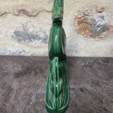 Sculpture Lama Charles Lemanceau Faience ST Clément France Art Déco 1930