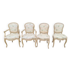 suite fauteuils + - chaises style