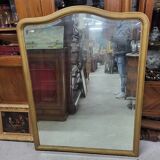 19th century gendarme's hat gilded mirror