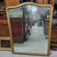 19th century gendarme's hat gilded mirror