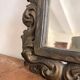 Mirror Frame Terracotta Bronze Patina Rocaille Scrolls Louis XV Style