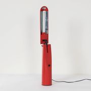 Red picchio desk lamp by isao hosoe for luxo, 1980s