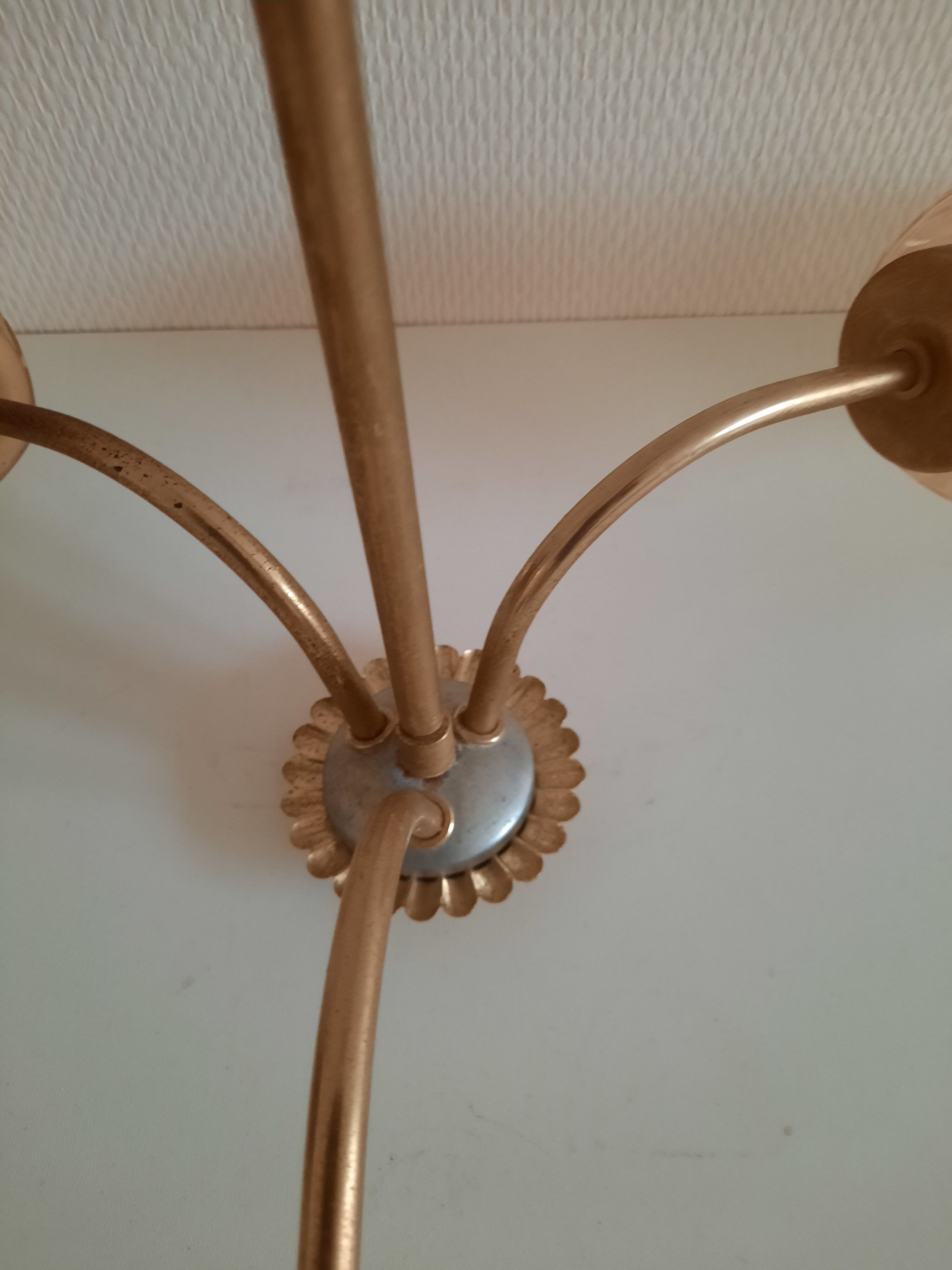 Lustre vintage à 3 feux années 60-70