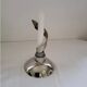 Patrick meyer silver metal candle holder