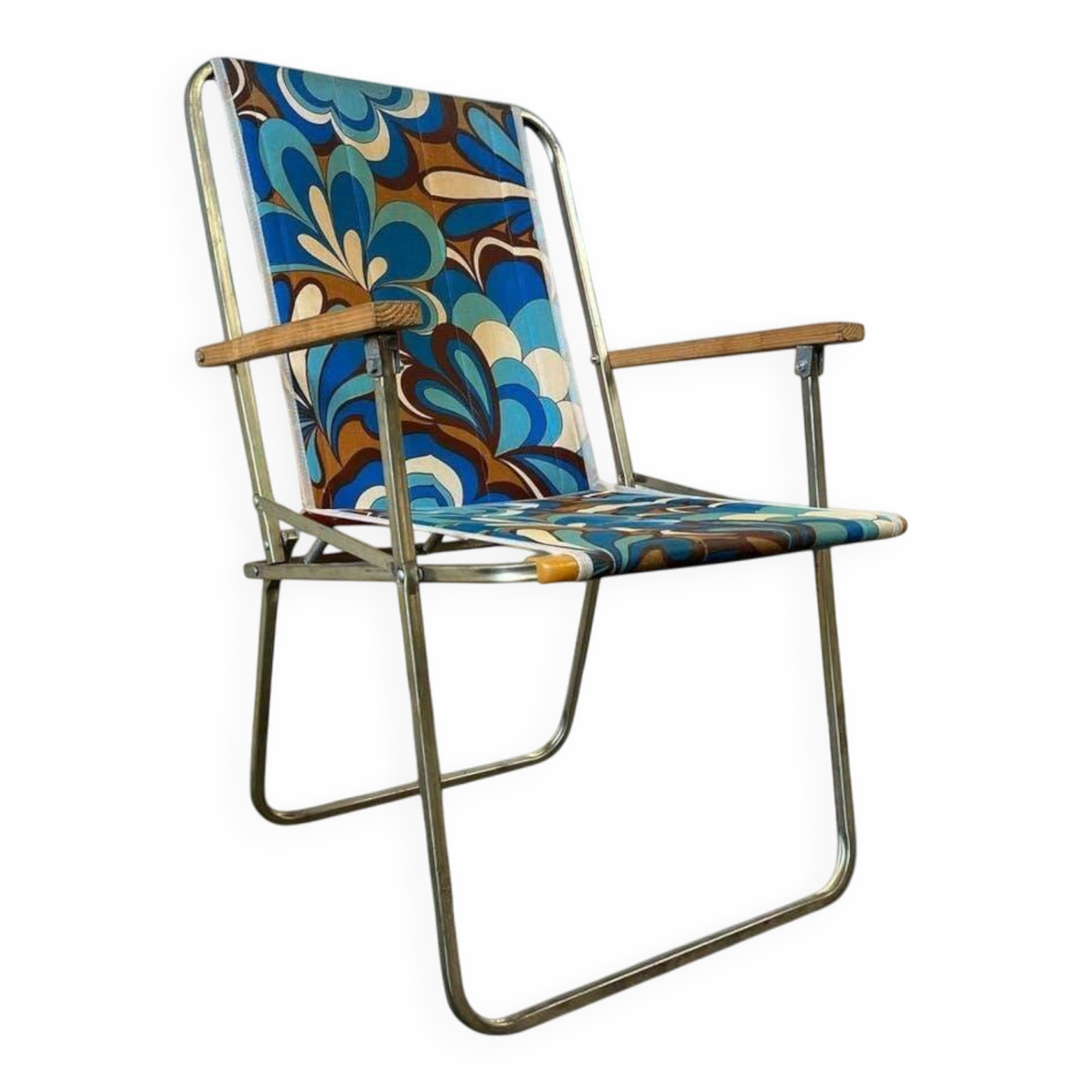 Vintage folding camping chair / garden chair / beach chair