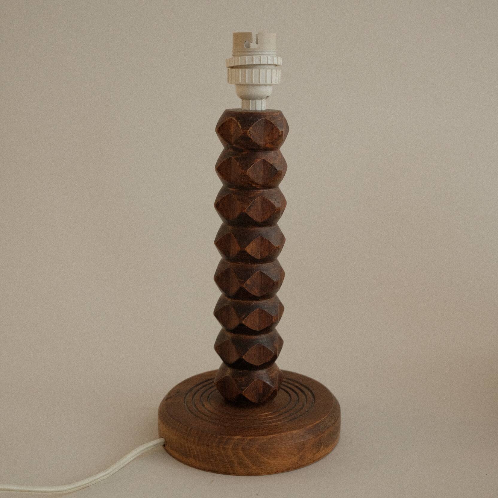 Lampe en bois
