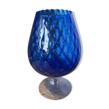 Vintage empoli crystal vase cup