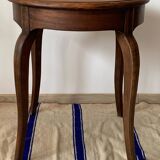 Ancien guéridon ou table d’appoint en bois style Louis XV