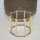 Brass  Italian coffee table by Romeo Rega, 1970s