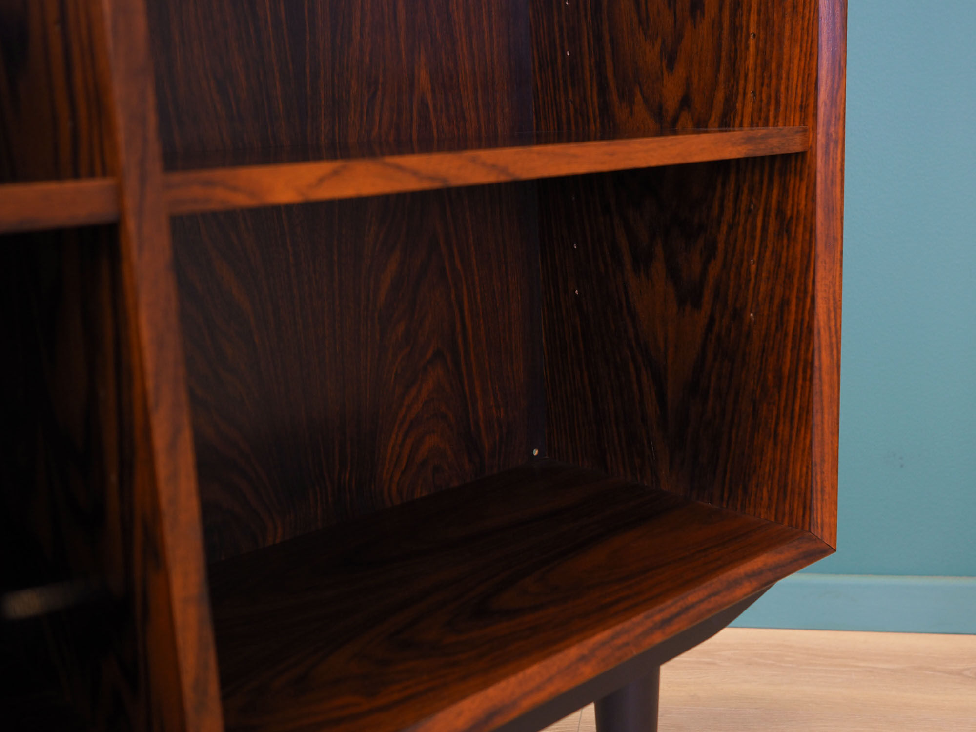 Rosewood bookcase, Danish design, 1960s, manufactured by Brouer Møbelfabrik