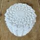 Lustre en porcelaine blanche vintage, années 1970