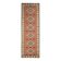 1970s Vintage Turkish Oushak Handmade Orange Runner Rug  91x361