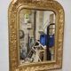 Antique gilded Louis Philippe mirror