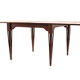 Extendable dinning table from fratelli proserpio, mid-century italy