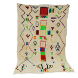 Tapis berbère coloré fait main 266 x 135 cm