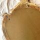 Old wall mirror in golden resin rococo style - made in france