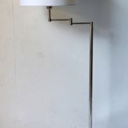 Articulated reading floor lamp from the 80s