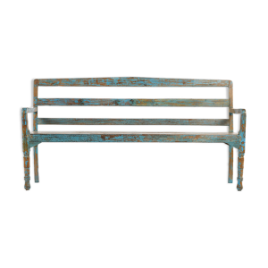 banc en bois à la patine