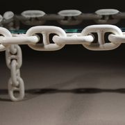 Brutalist Chain Link Coffee Table | France 1970s