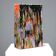 Vase vintage en céramique décorée Elio Schiavon Italie années 1960