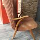 1 armchair Bergere chair wing Scandinavian Danish 50s 60s