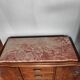 Oak art deco chest of drawers
