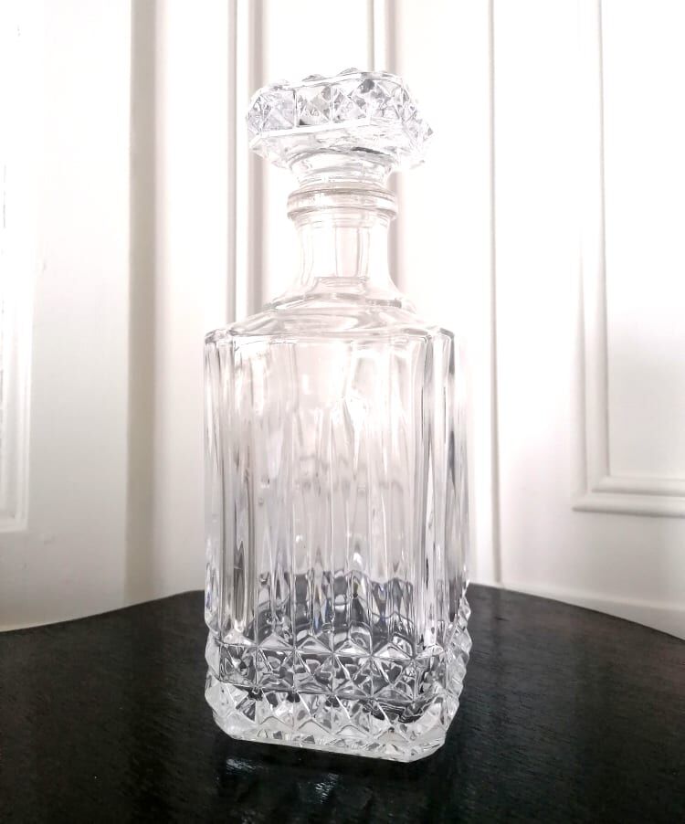 Vintage diamond decanter