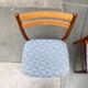 Set of chairs with a minimalist pattern, 1960s