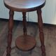 Stool wooden feet turned arts and crafts