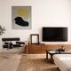 Original abstract on stretched canvas "soft balance"