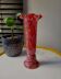 Vase Art déco en verre de Bohême