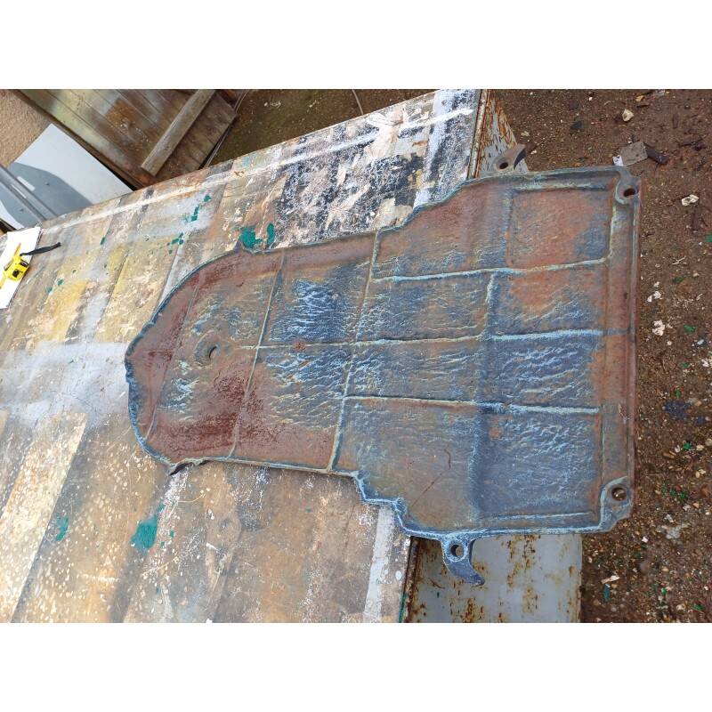 Cast iron fountain plaque