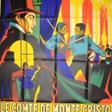 Original cinema poster "The Count of Monte Cristo " 1954 Jean Marais...