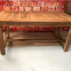 Old oak farmhouse table