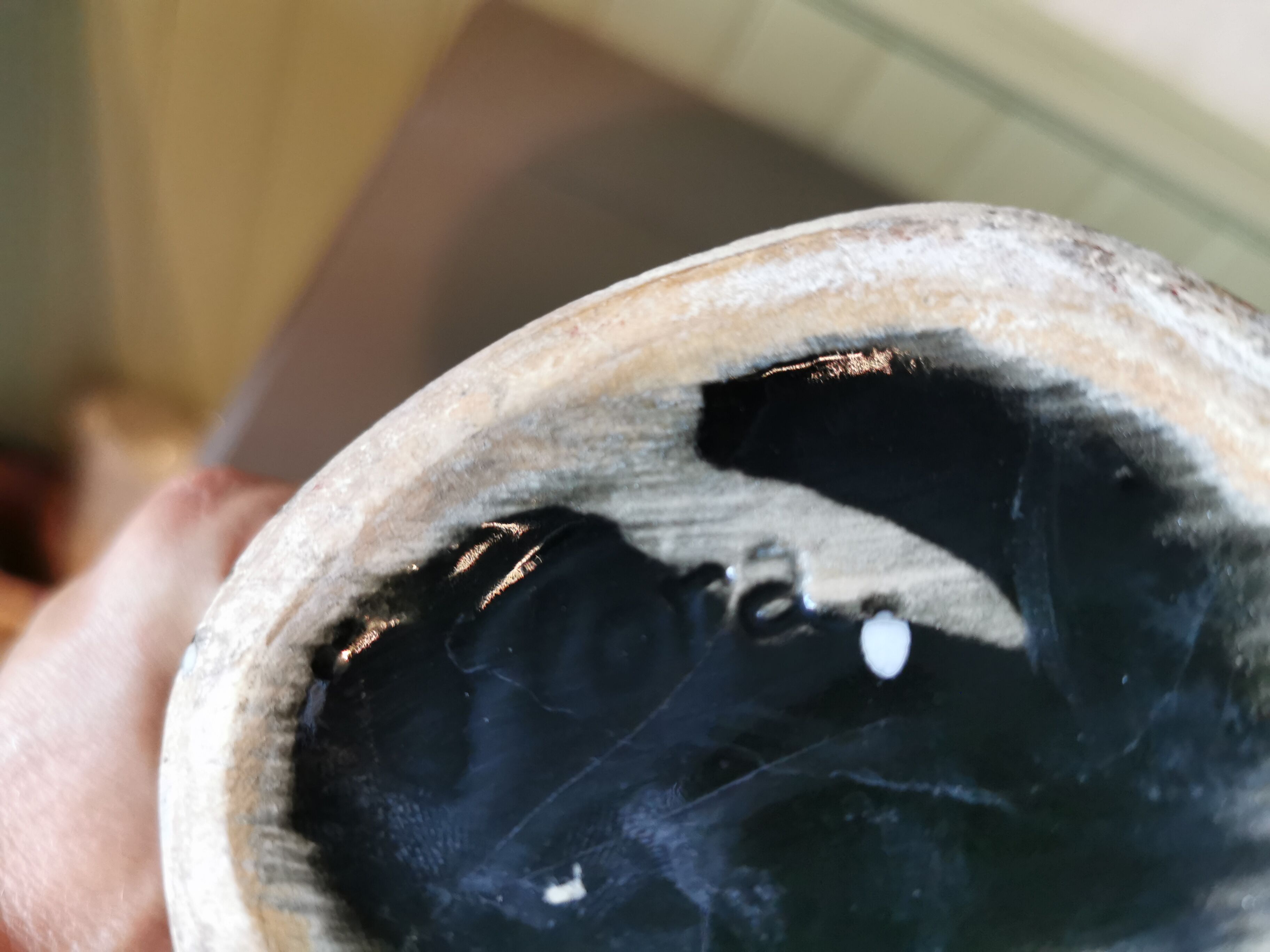 Vintage Vase Vallauris signed Flora