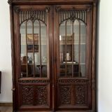 Antique wardrobe in neo-Gothic style