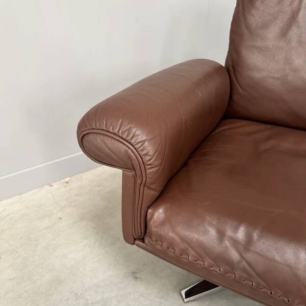 Fauteuil lounge De Sede DS31, Suisse années 1970
