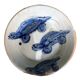 Enamelled sandstone artisan plate