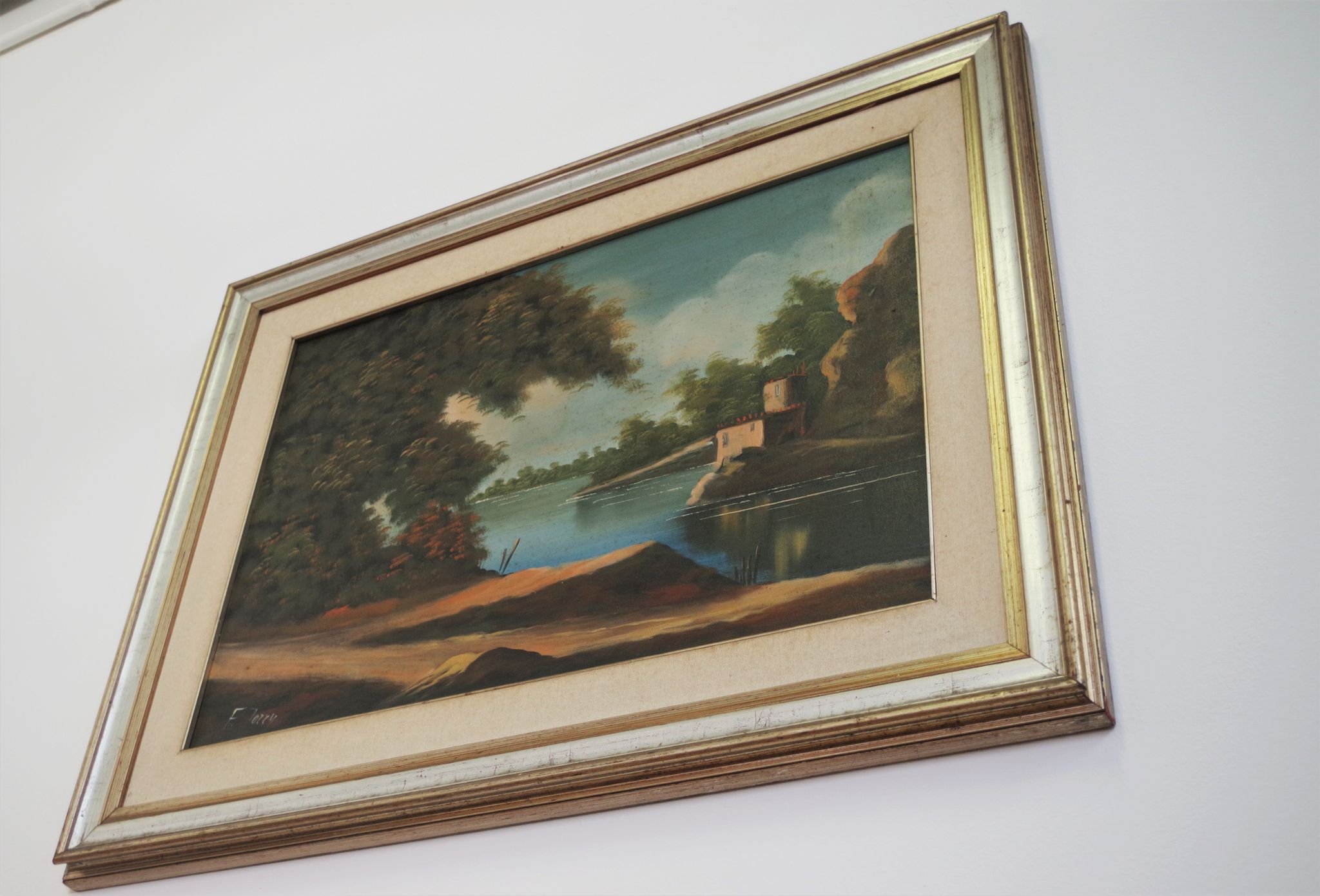 Oil painting on canvas, Francis Torry Brescia, 1977