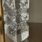 Vintage soliflore vase in molded glass