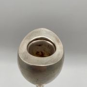 ABSA Danish Modernist Tulip Candle Holder in Silver Metal