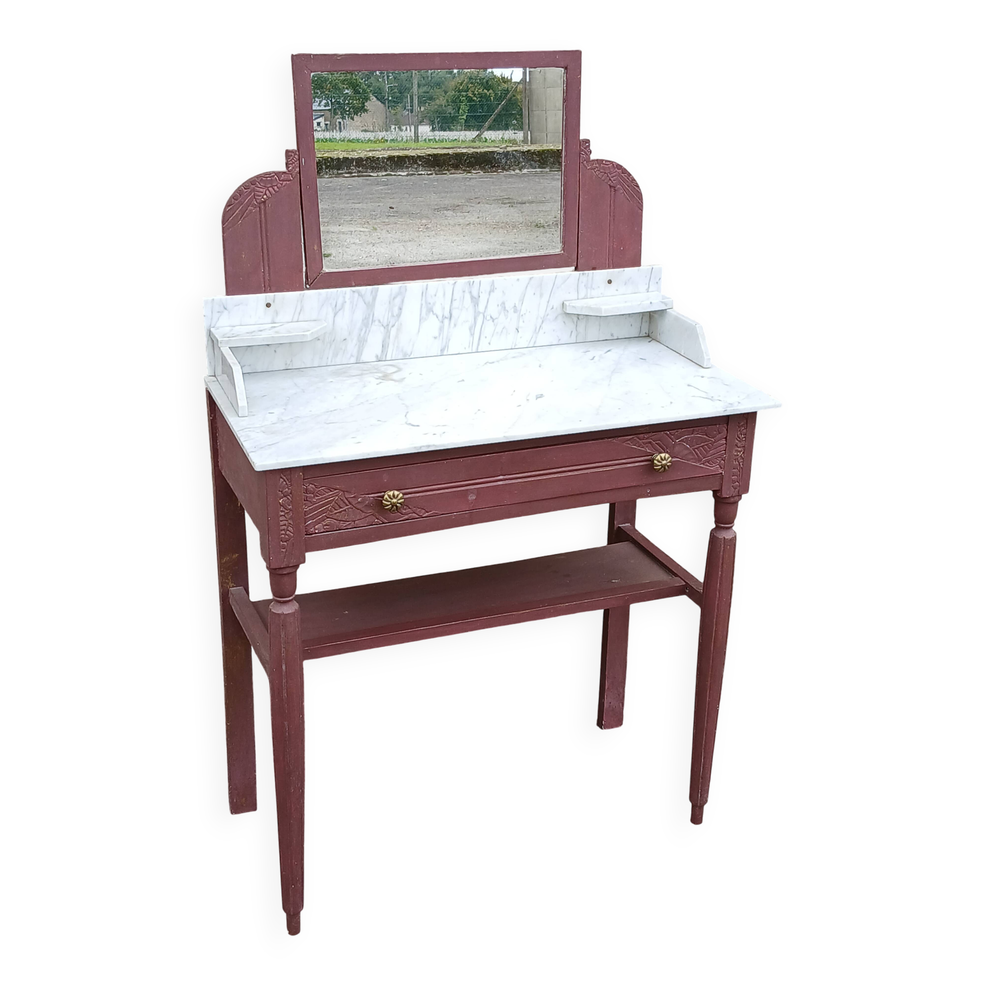 Art Deco marble dressing table