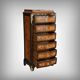 Rosewood and rosewood marquetry chest of drawers, Louis XV style – 2nd half of the 19th century.