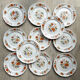 Table service in vintage earthenware Mills of Wolves "ORCHIES" 44 pieces