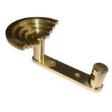 1 sur 12 pièces. Patères murales en laiton, design italien postmoderne Sottsass.